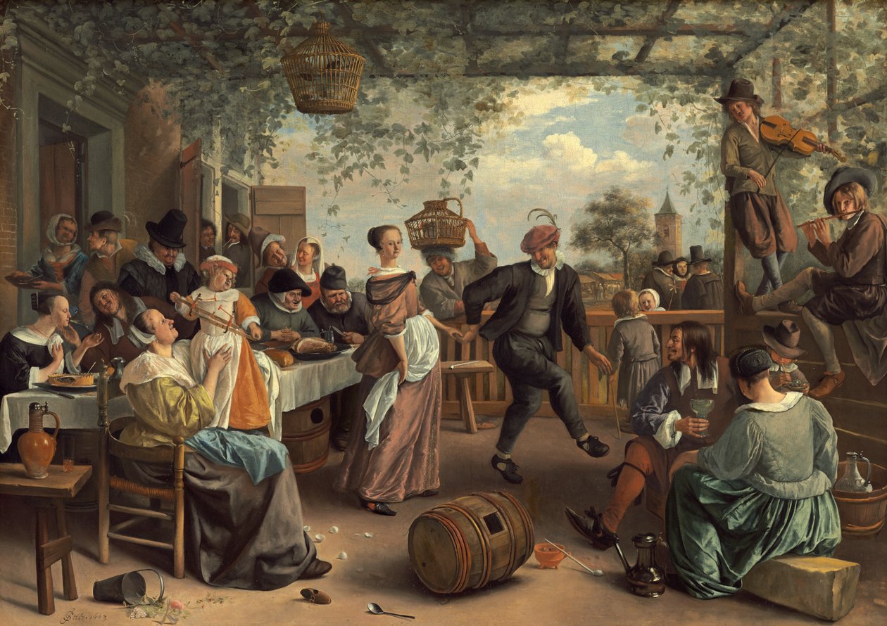 Det dansende par af Jan Steen