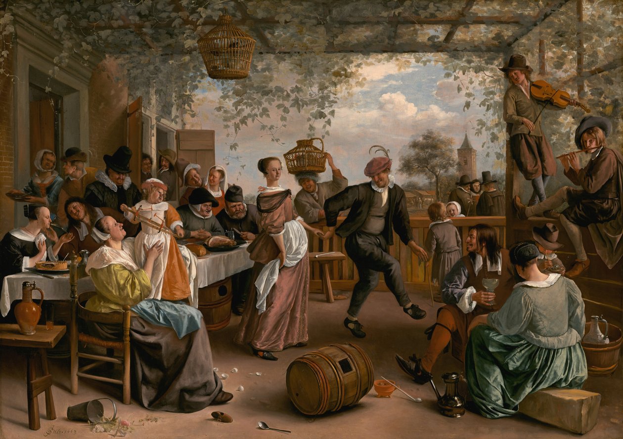 Det dansende par, 1663. af Jan Steen