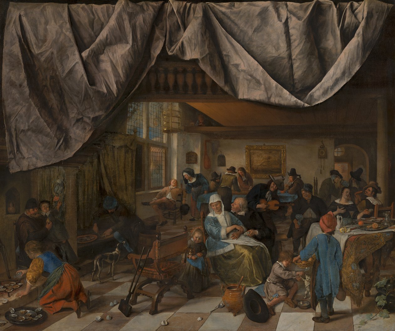 Menneskets liv af Jan Steen