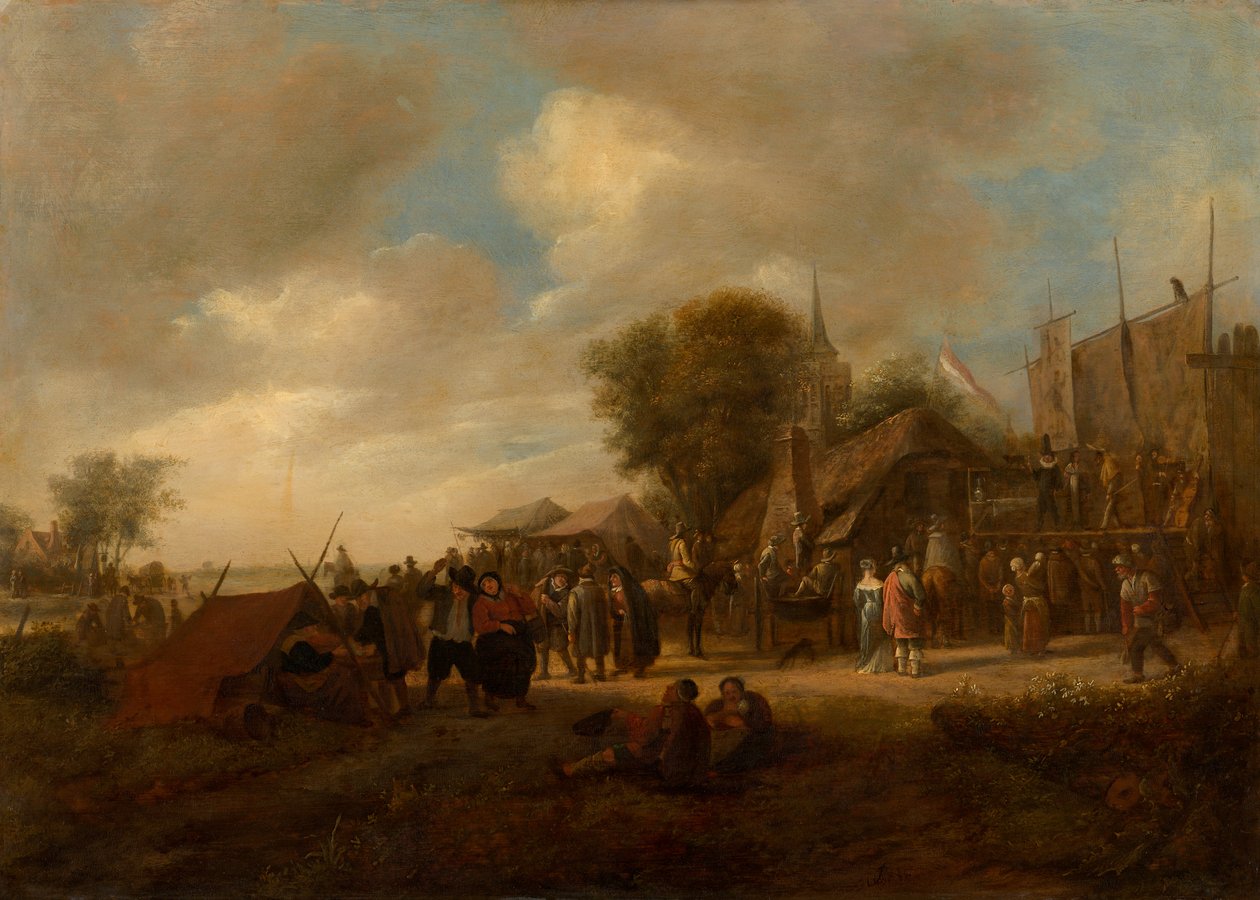 Landsbyfest af Jan Steen