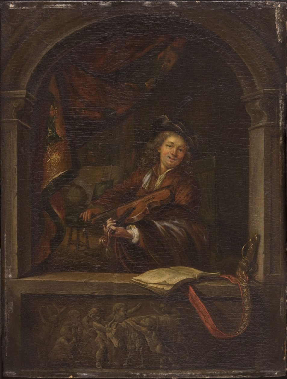 Violinist af Jan Steen