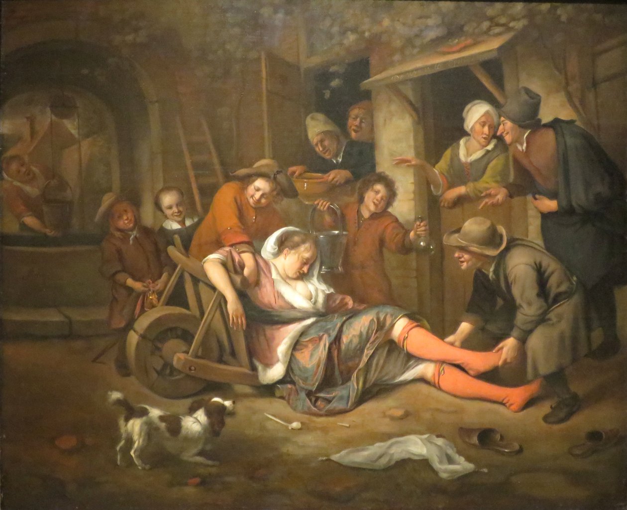Vin er en håner af Jan Steen