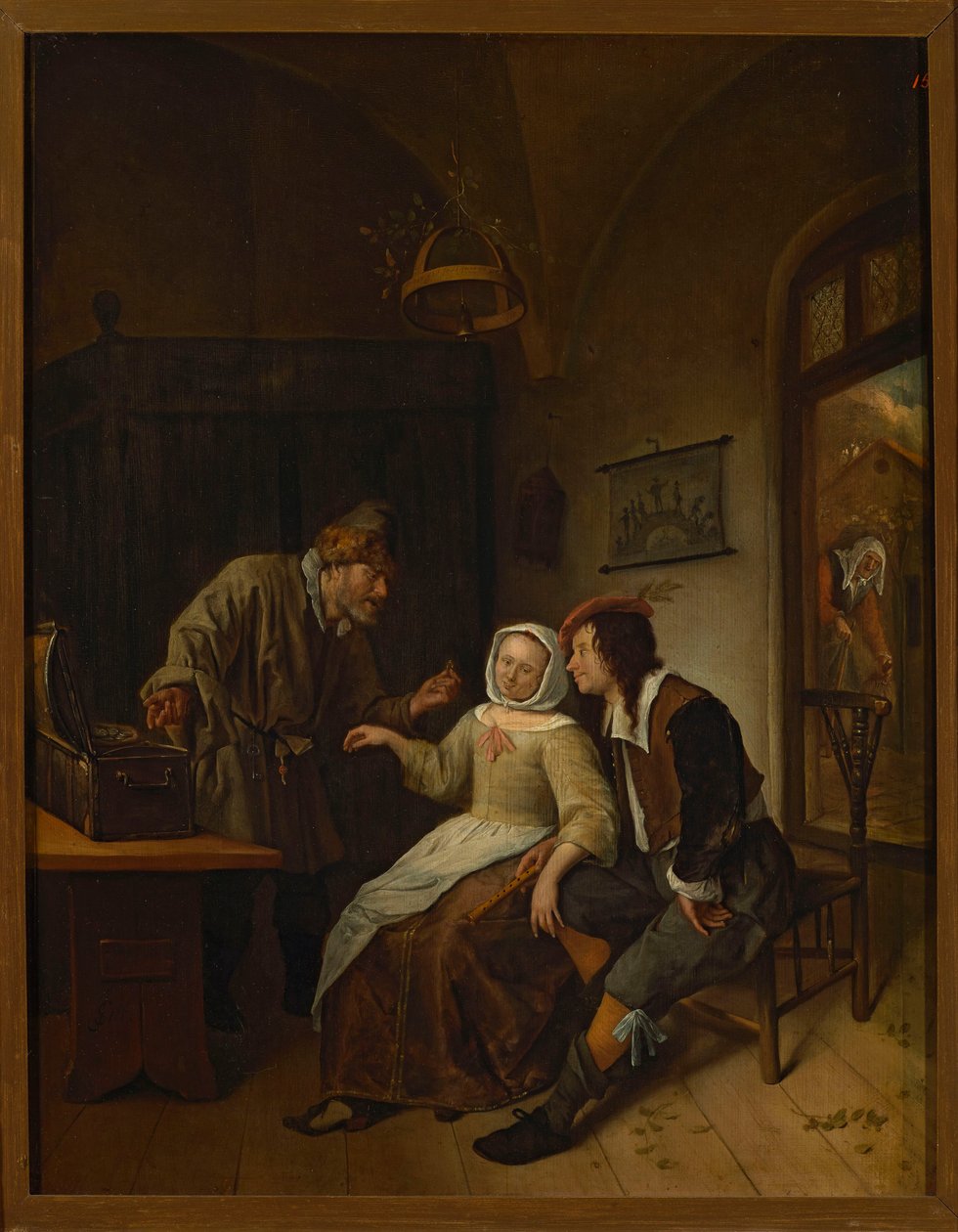 Valget mellem ungdom og rigdom af Jan Steen