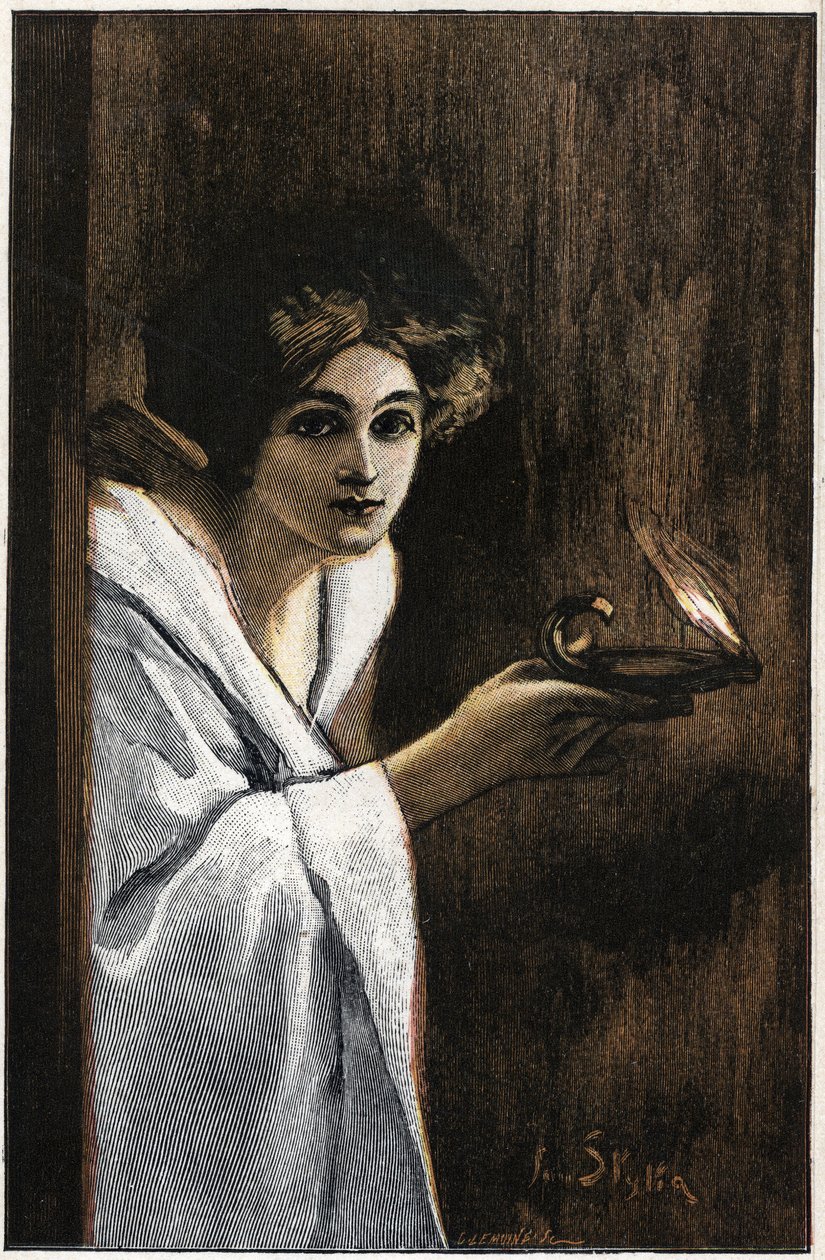illustration af JAN STYKA (1858-1925) til romanen "Quo Vadis" af Henryk Sienkiewicz. af Jan Styka