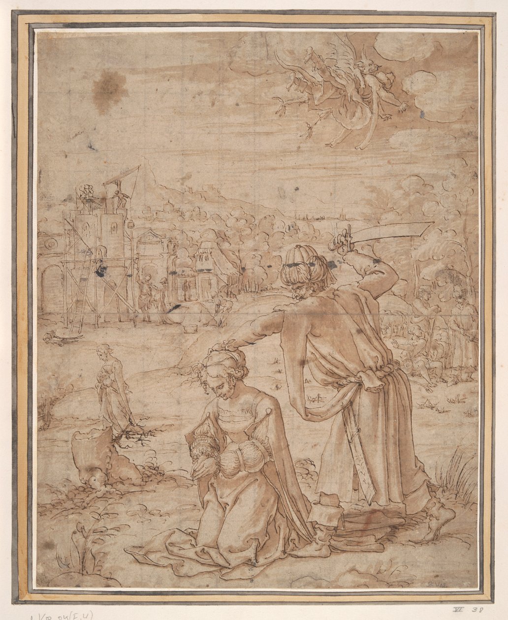 Halshugning af St. Barbara af Jan Swart Van Groningen