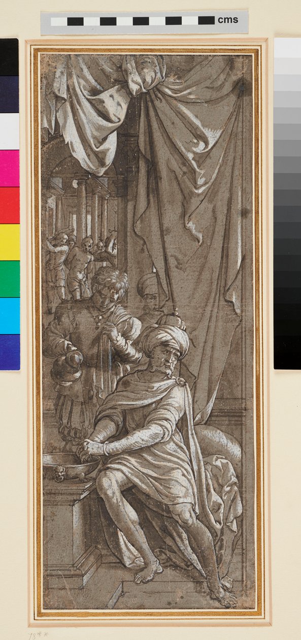 Pontius Pilatus vasker sine hænder af Jan Swart Van Groningen