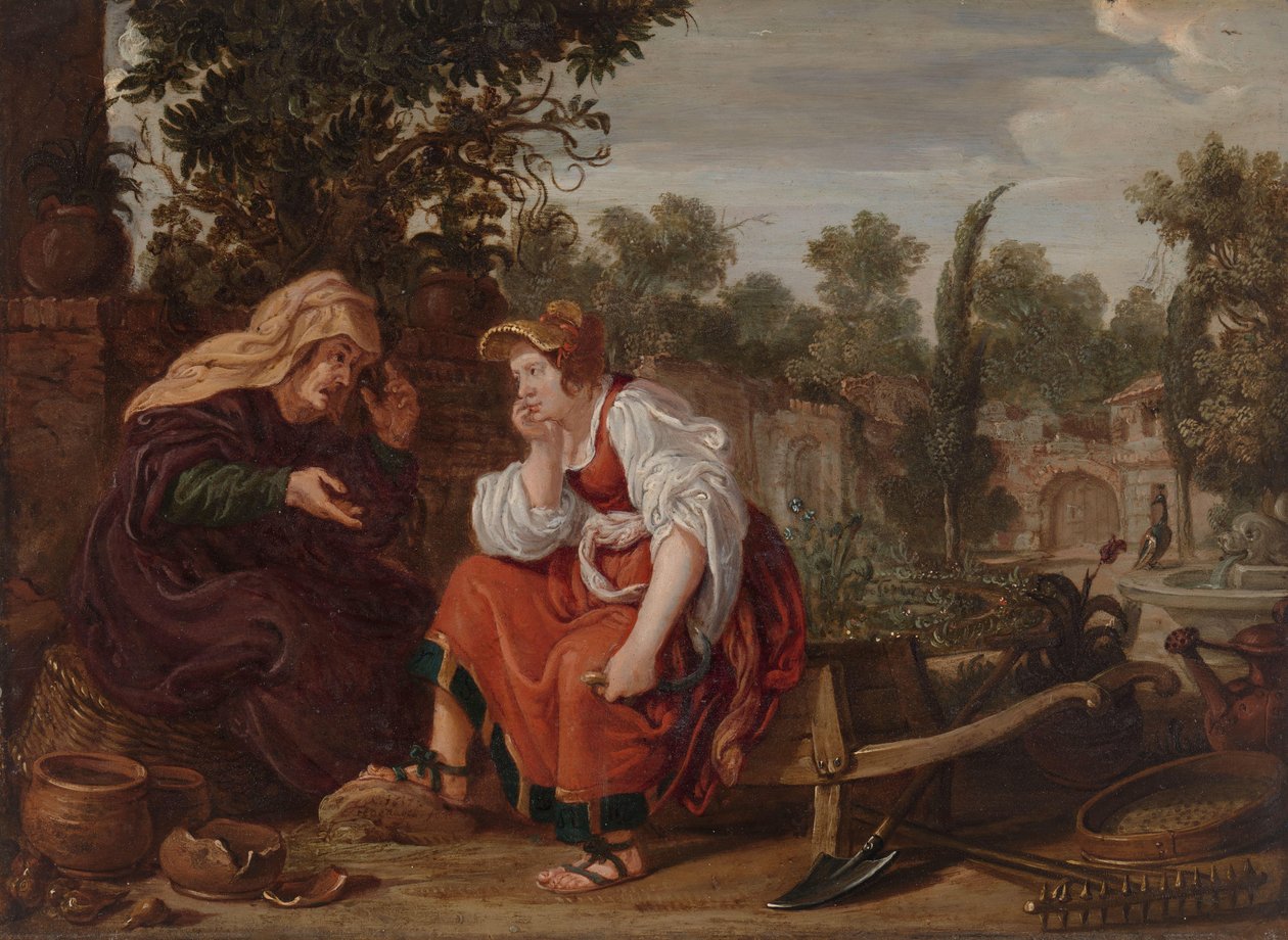 Vertumnus og Pomona af Jan Tengnagel