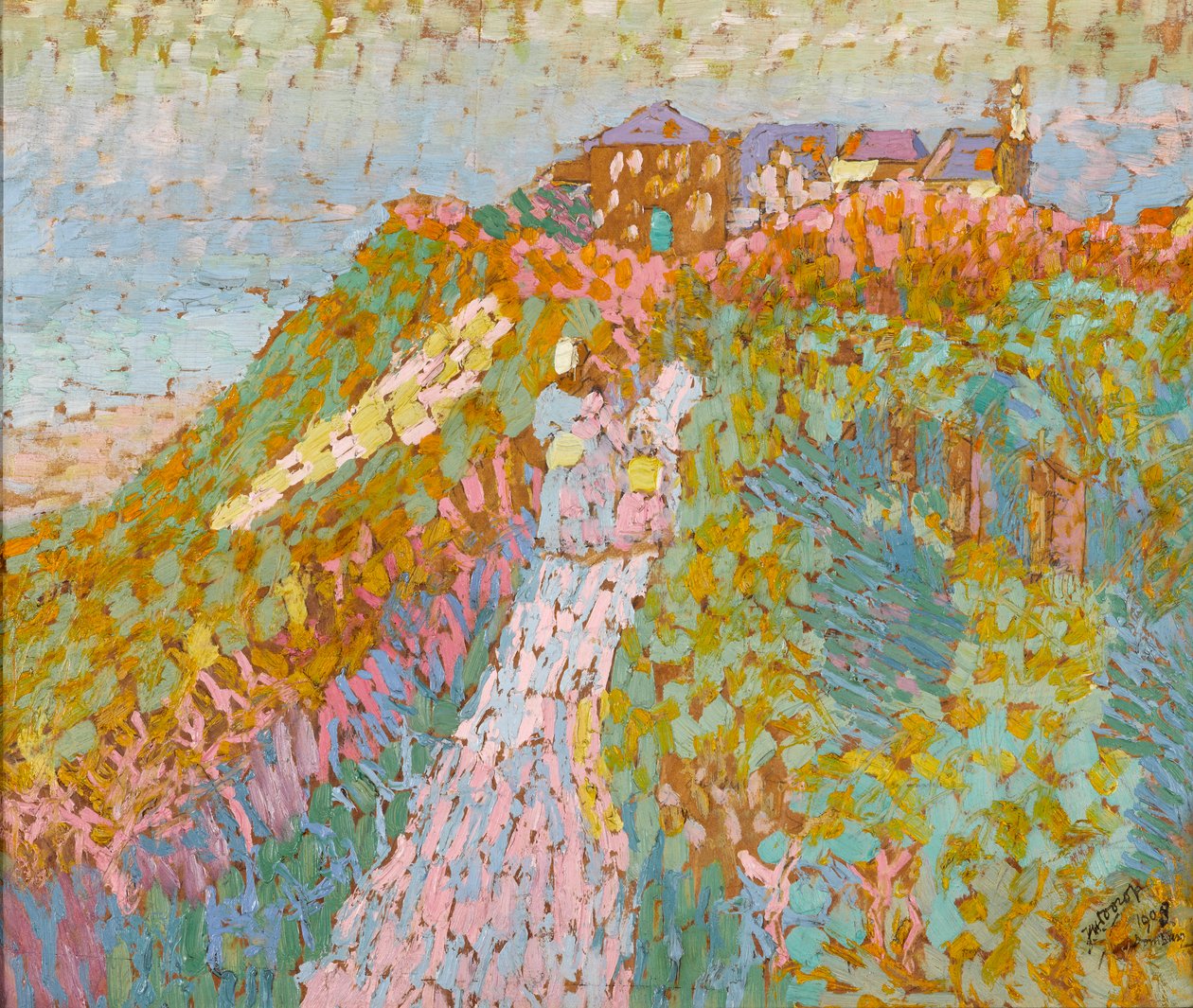 Klitterne ved Domburg, 1908. af Jan Toorop