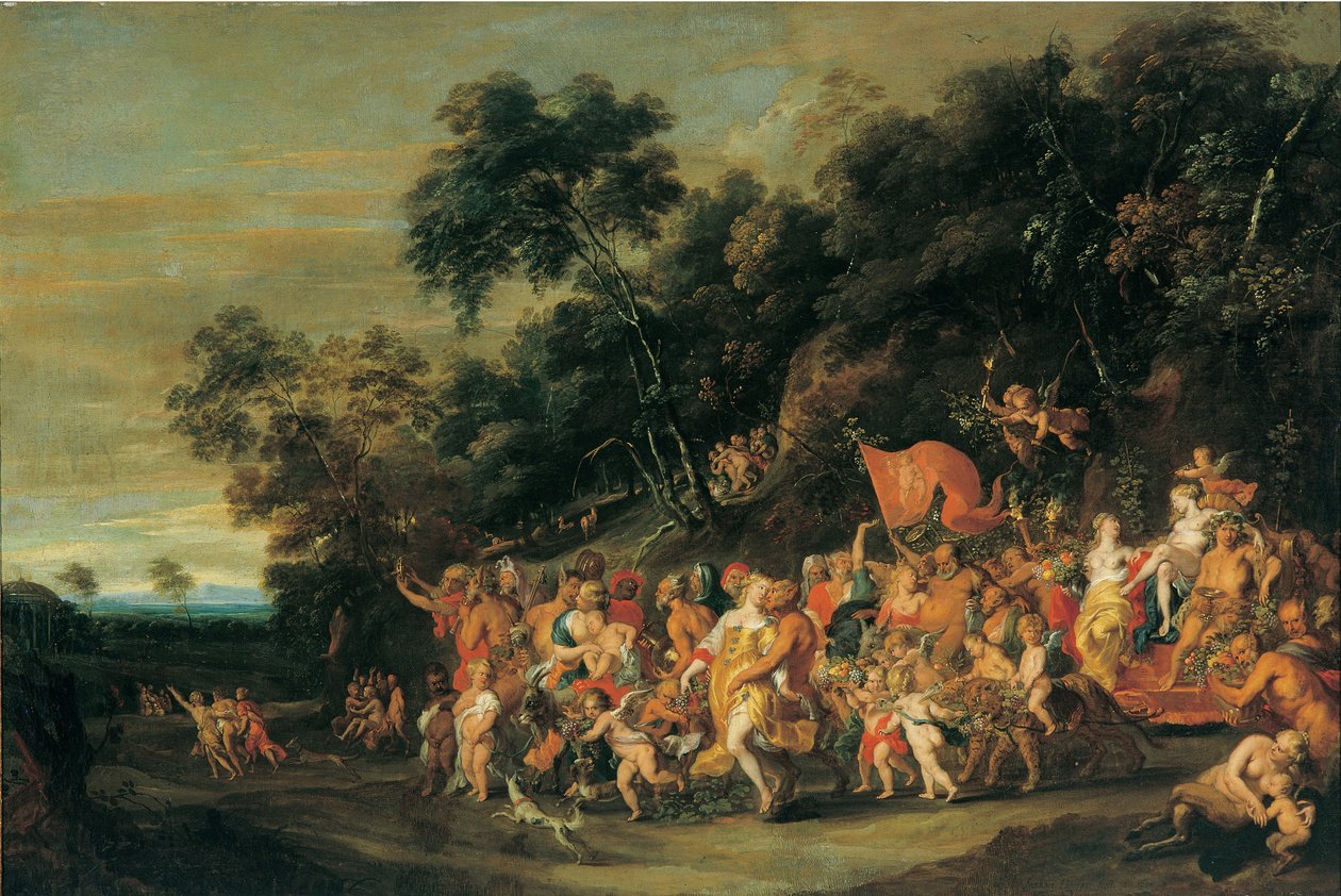 The Triumph of Bacchus, ca. 1650 (olie på lærred) af Jan Thomas van Ieperen