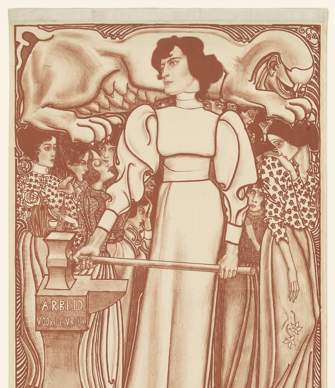 Arbejde for kvinden. Masser af National Exhibition of Women