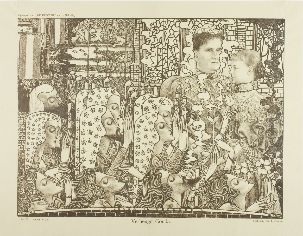 Glad Gouda af Jan Toorop