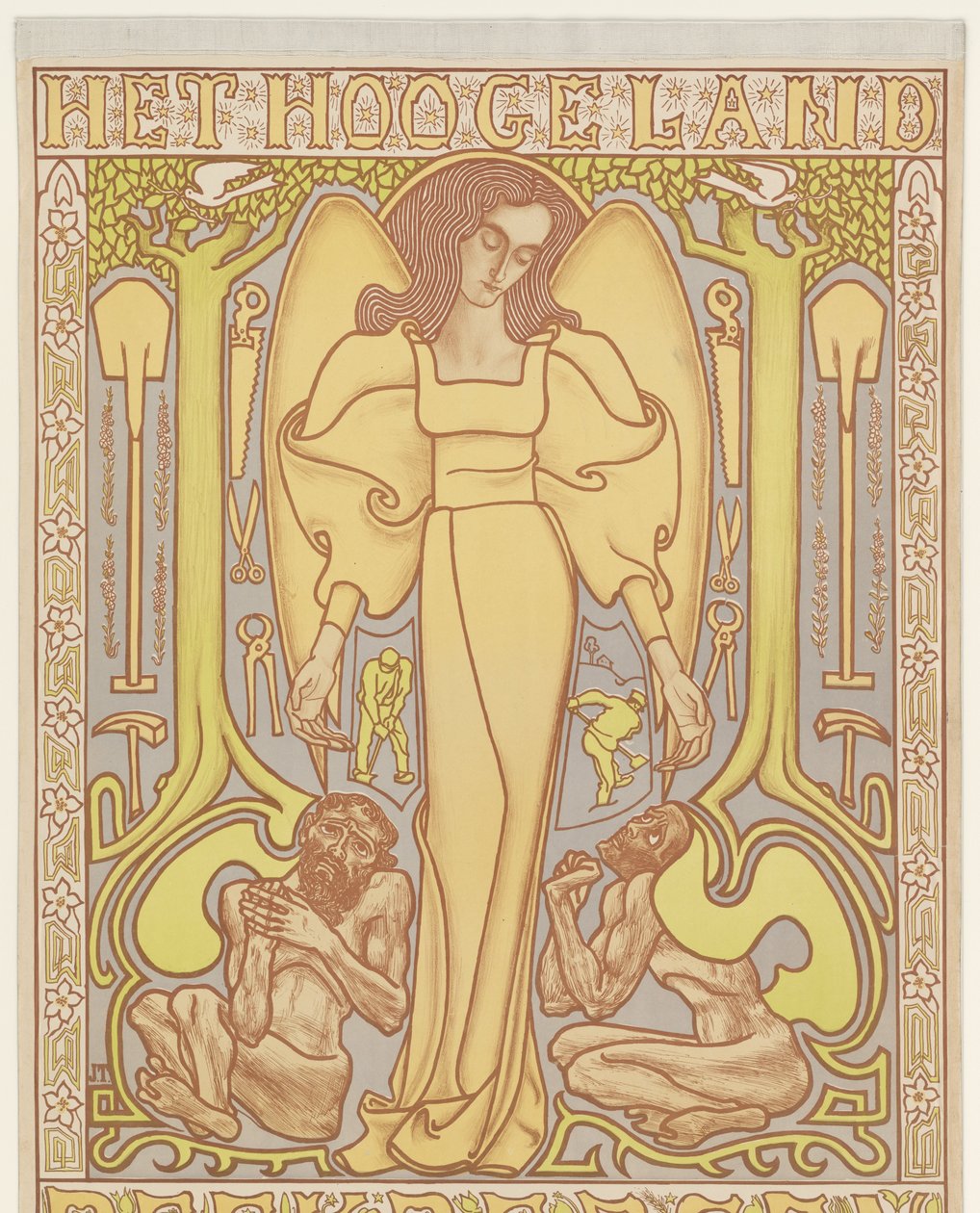 Det høje land. Beekbergen (titel på objekt) af Jan Toorop