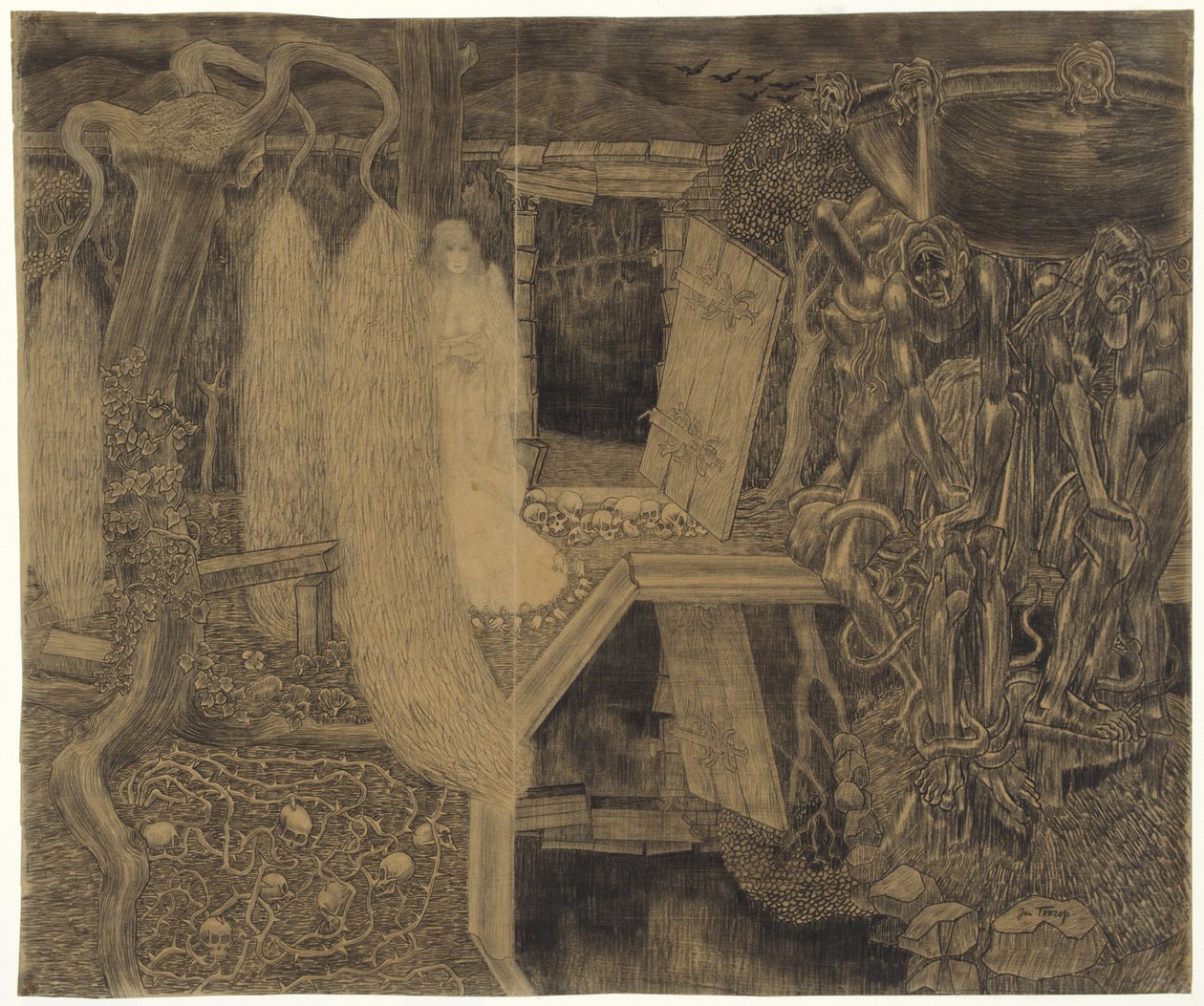 Den gamle Sorgernes Have Gammel Sorgernes Have af Jan Toorop
