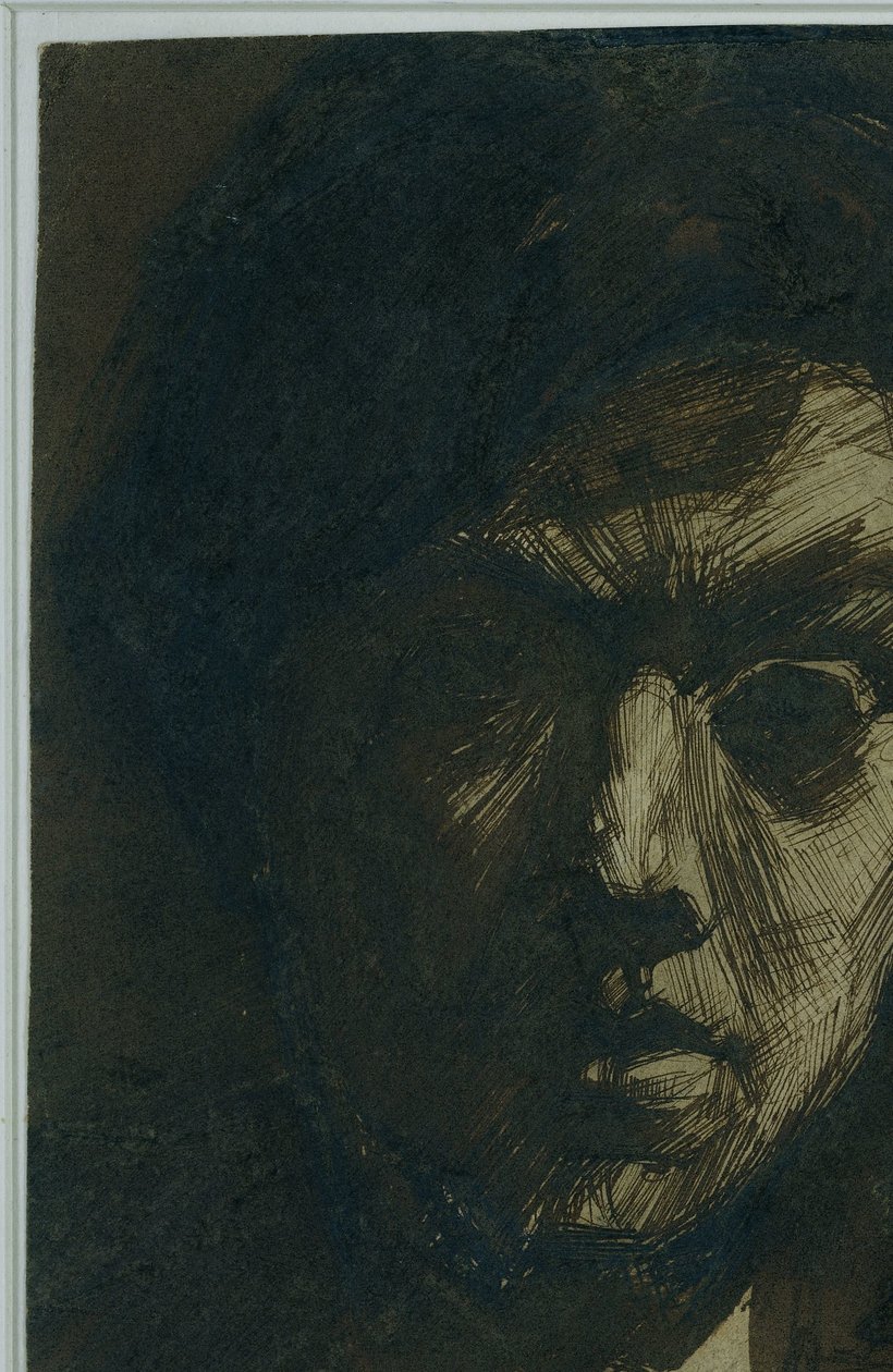 Selvportræt af maleren Jan Toorop af Jan Toorop
