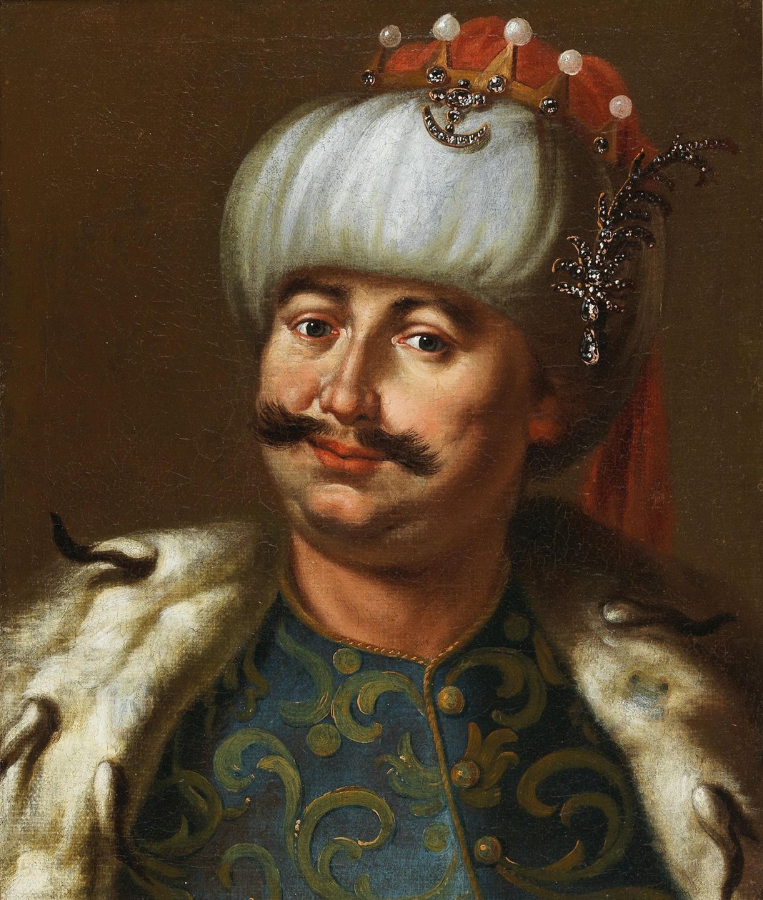 John III Sobieski, konge af Polen, klædt ud som en osmannisk sultan. af Jan Tricius