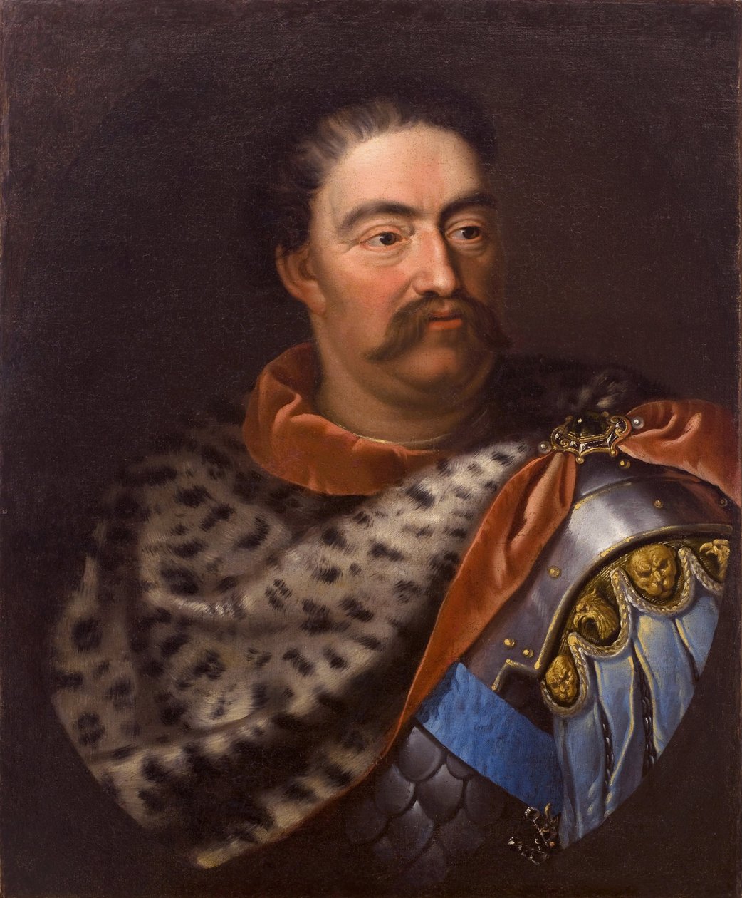 Portræt af John III Sobieski 1629-1696, konge af Polen og storhertug af Litauen af Jan Tricius