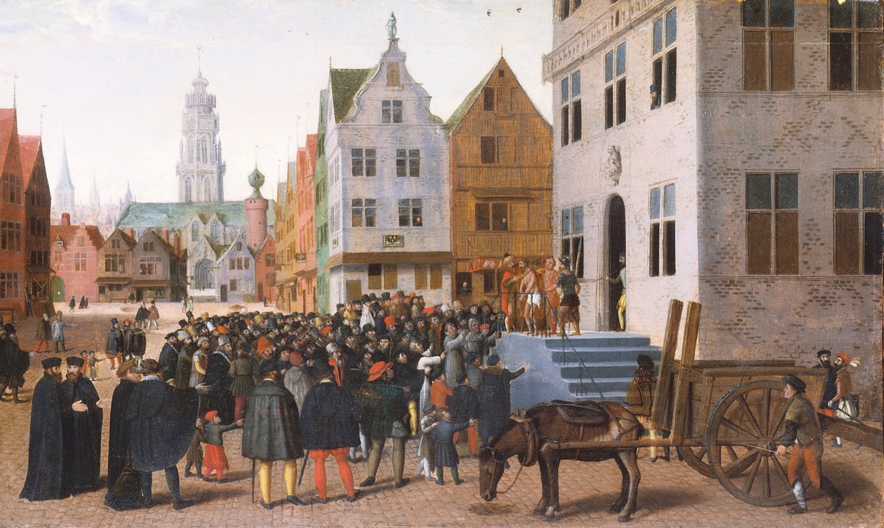 Ecce Homo (olie på træ) af Jan Van Wechelen