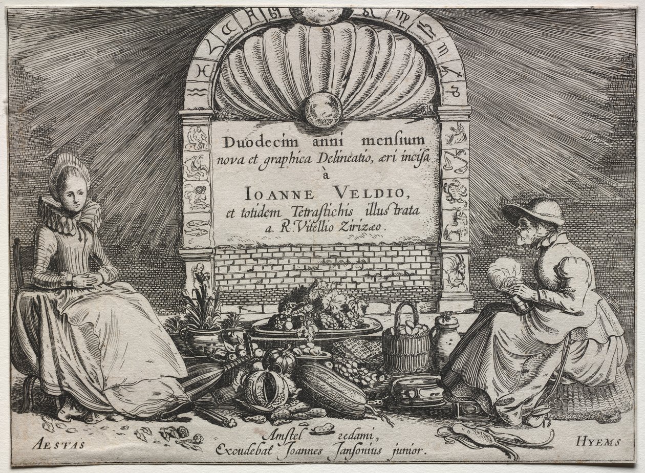 De tolv måneder. af Jan Van de Velde