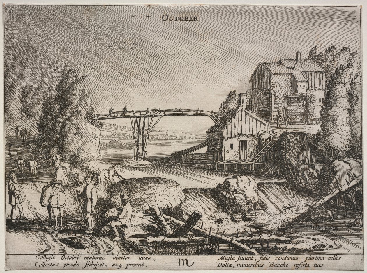 De tolv måneder: oktober. af Jan Van de Velde