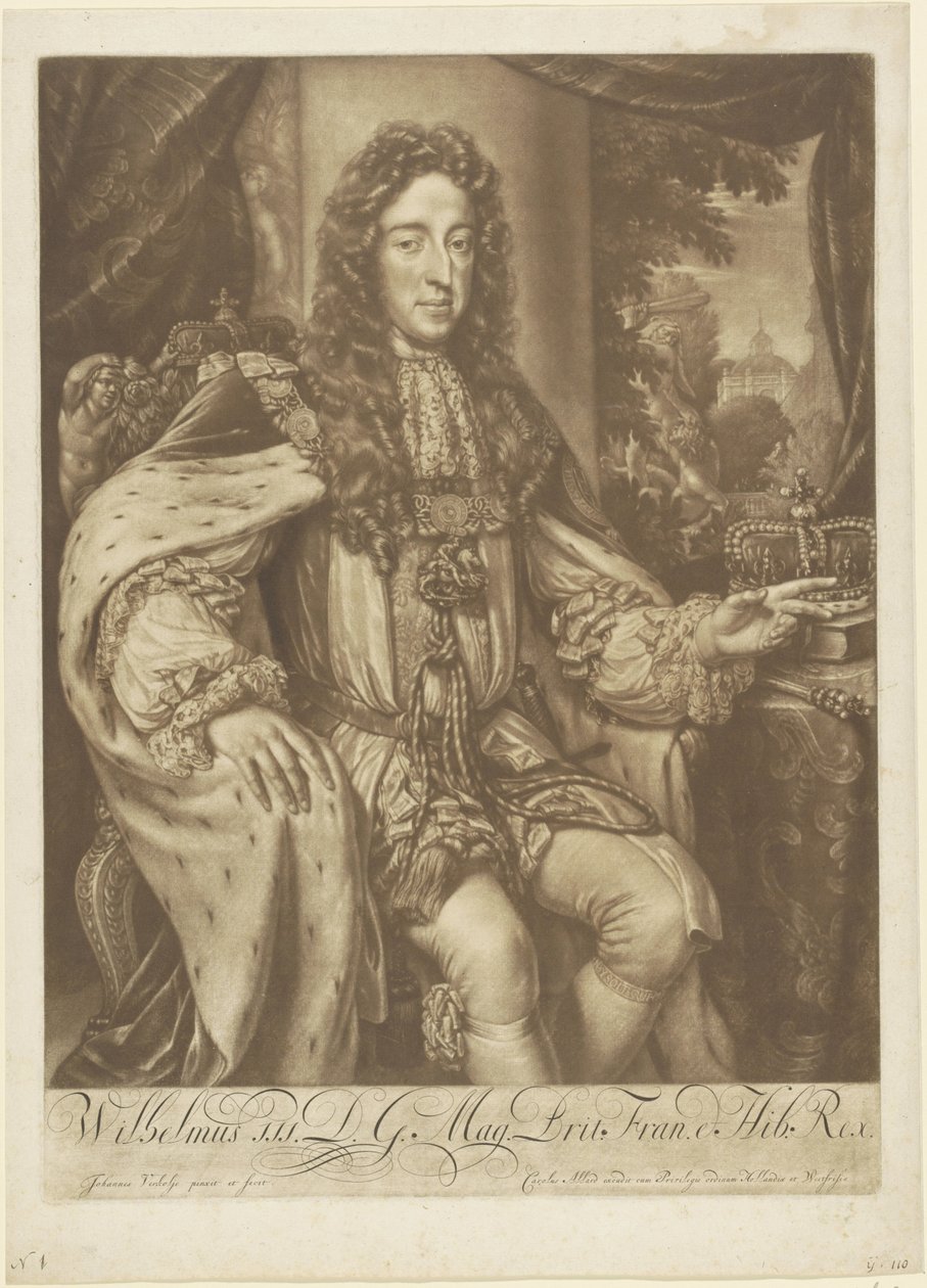 Portræt af William III, Prins af Orange af Jan Verkolje (I)
