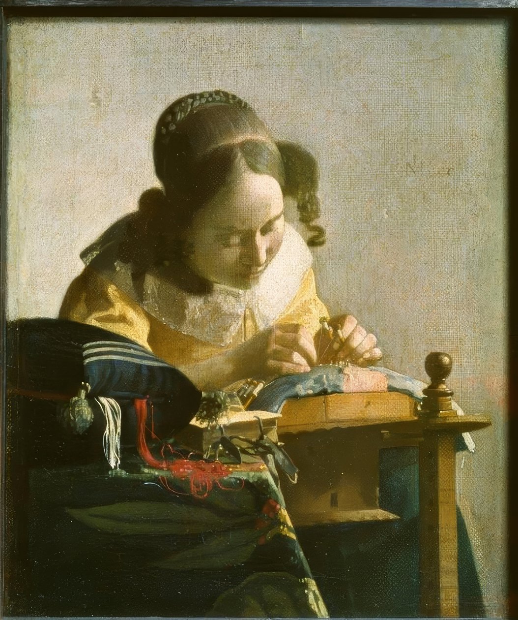 Kniplinger af Jan Vermeer van Delft