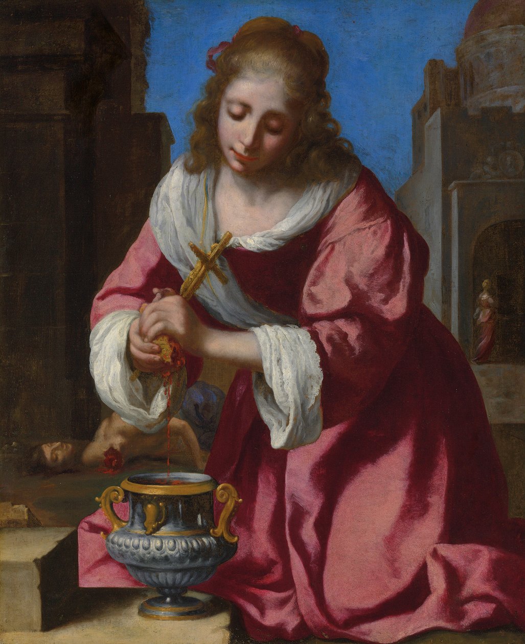 Sankt Praxedis af Jan Vermeer van Delft
