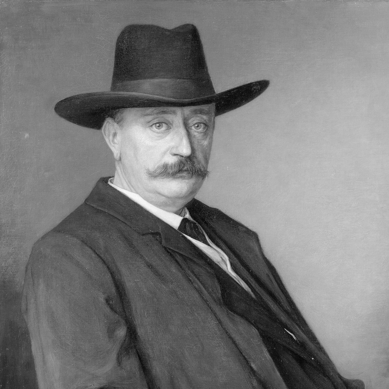 Johannes Martinus Messchaert (1857-1922). Sanger og sanglærer af Jan Veth (signed by artist)