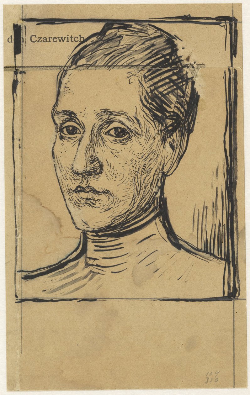 Portræt af Anna Dorothea Veth-Dirks af Jan Veth