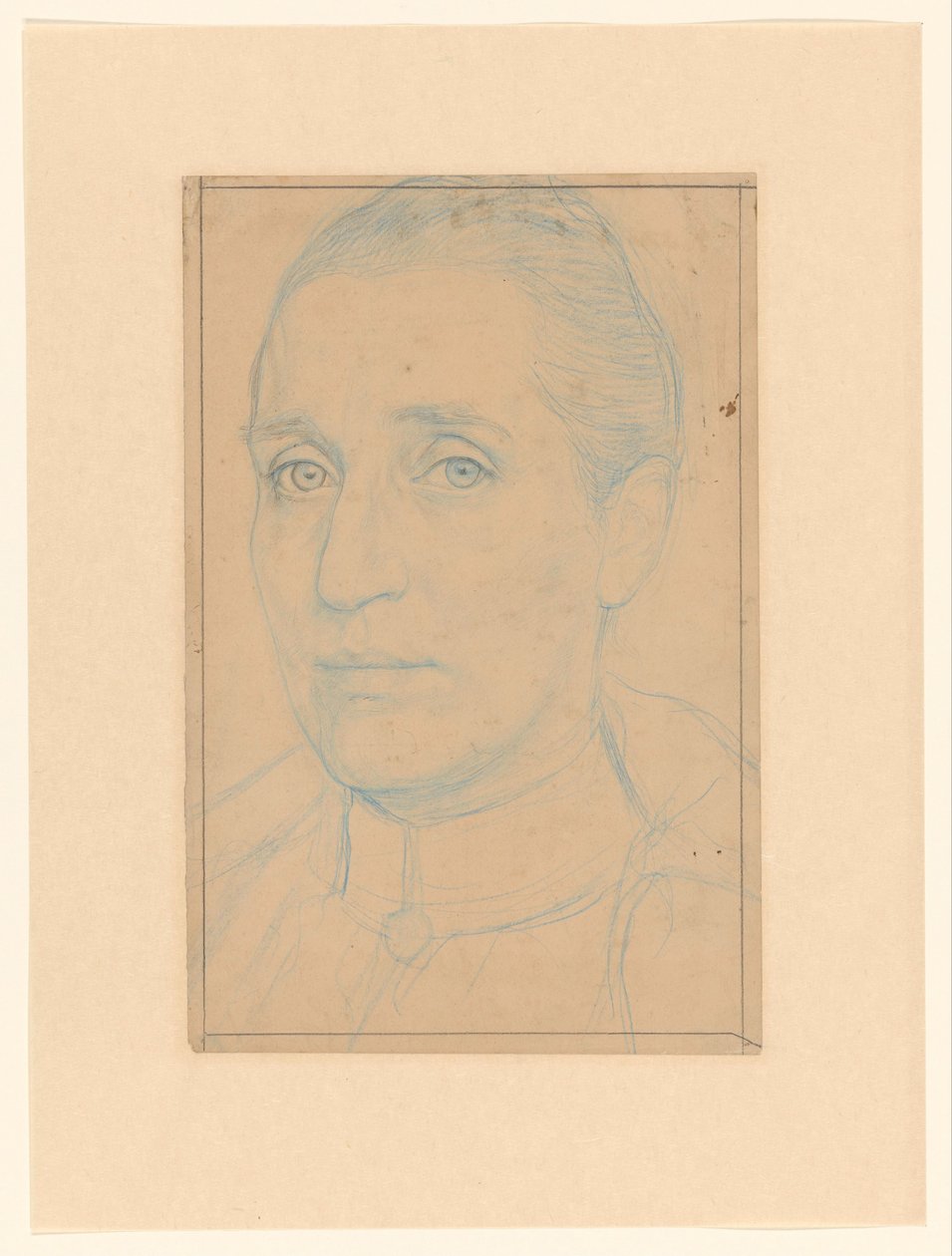 Portræt af Anna Dorothea Veth-Dirks af Jan Veth
