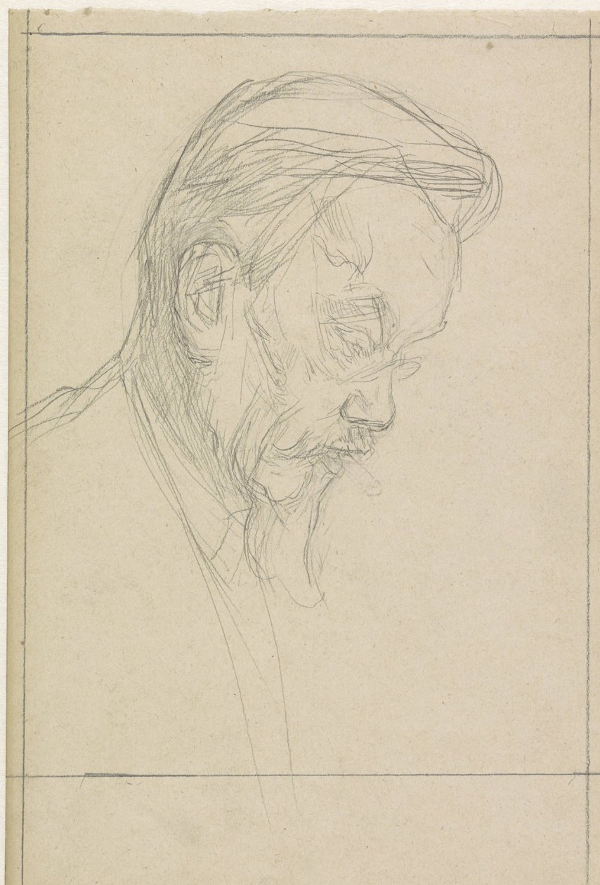 Portræt af Cornelis Hofstede de Groot af Jan Veth