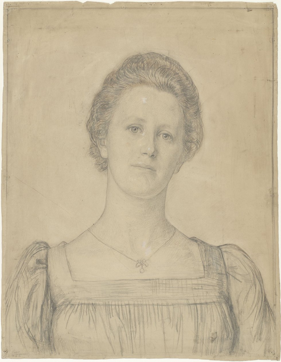 Portræt af Emilie van Kerckhoff af Jan Veth