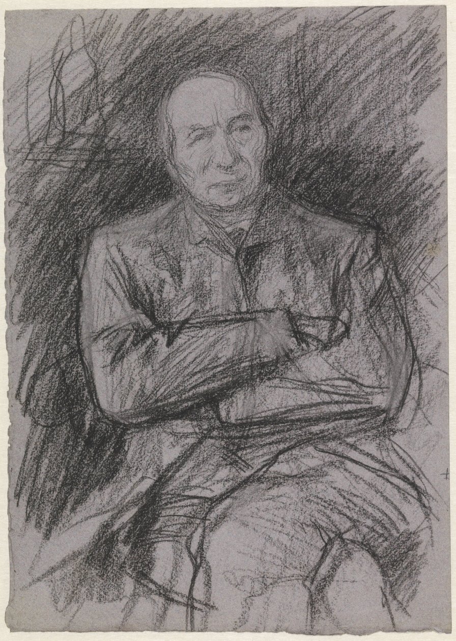 Portræt af Frederik W. van Eeden af Jan Veth