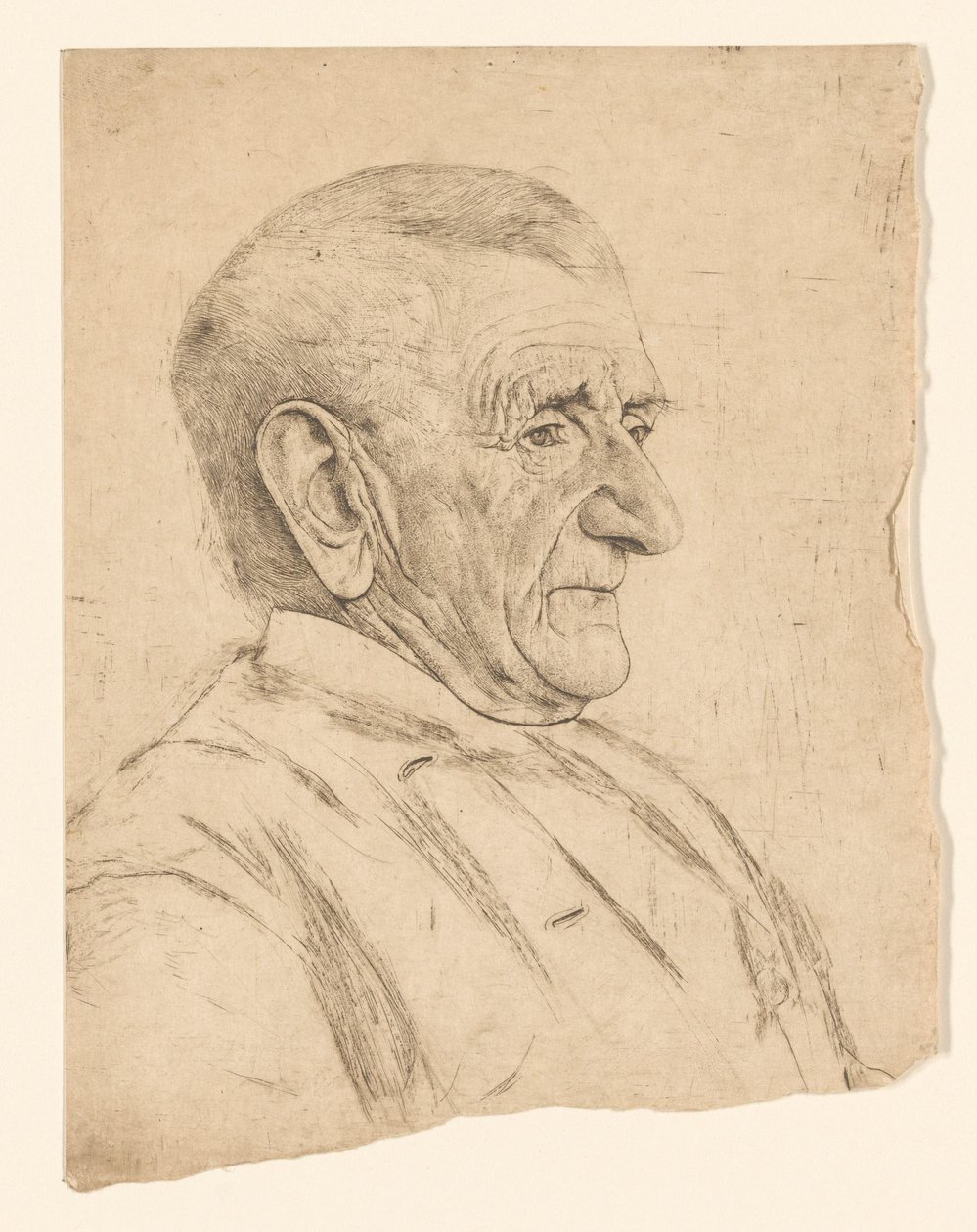 Portræt af Jan Schaap af Jan Veth