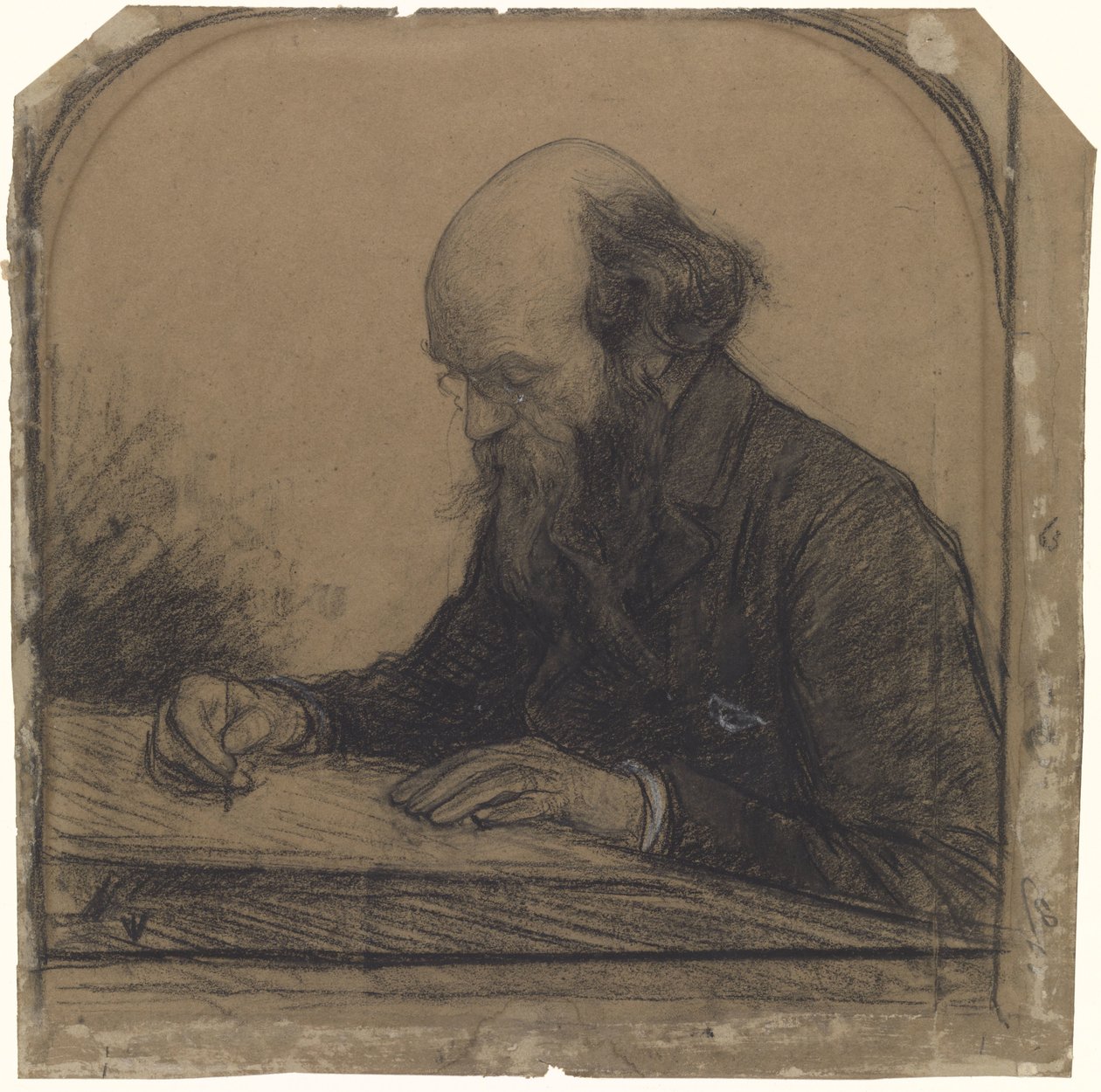 Portræt af Petrus Josephus Hubertus Cuypers af Jan Veth