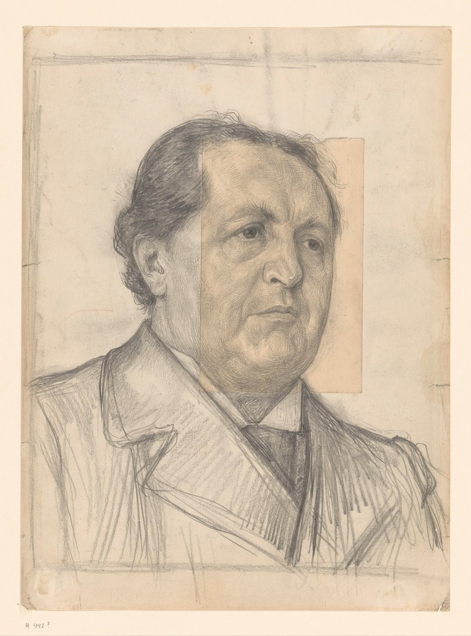 Portræt En Dr. Abraham Kuiper af Jan Veth