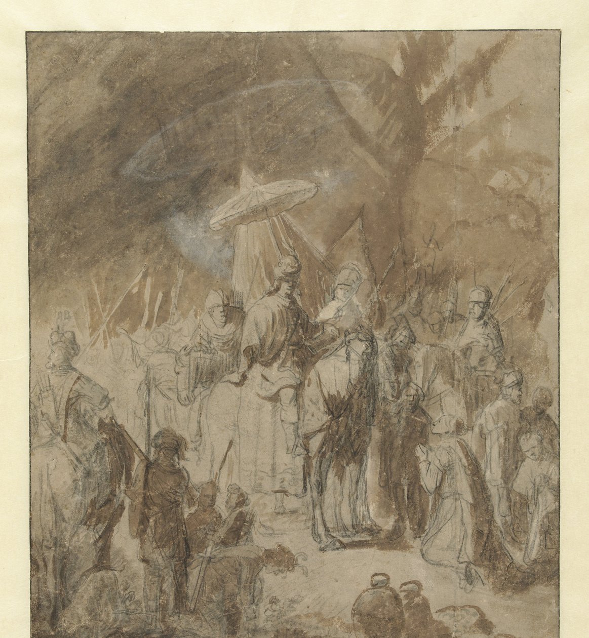 Offer af Abigail af Jan Victors (attributed to)