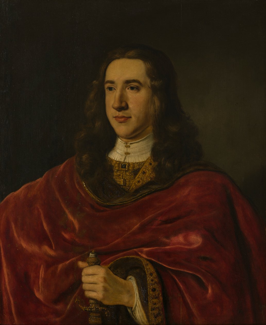 Portræt af Sir John Bridgeman 2. Bart. (1631-1710), ca. 1651-76 (olie på lærred) af Jan Victors
