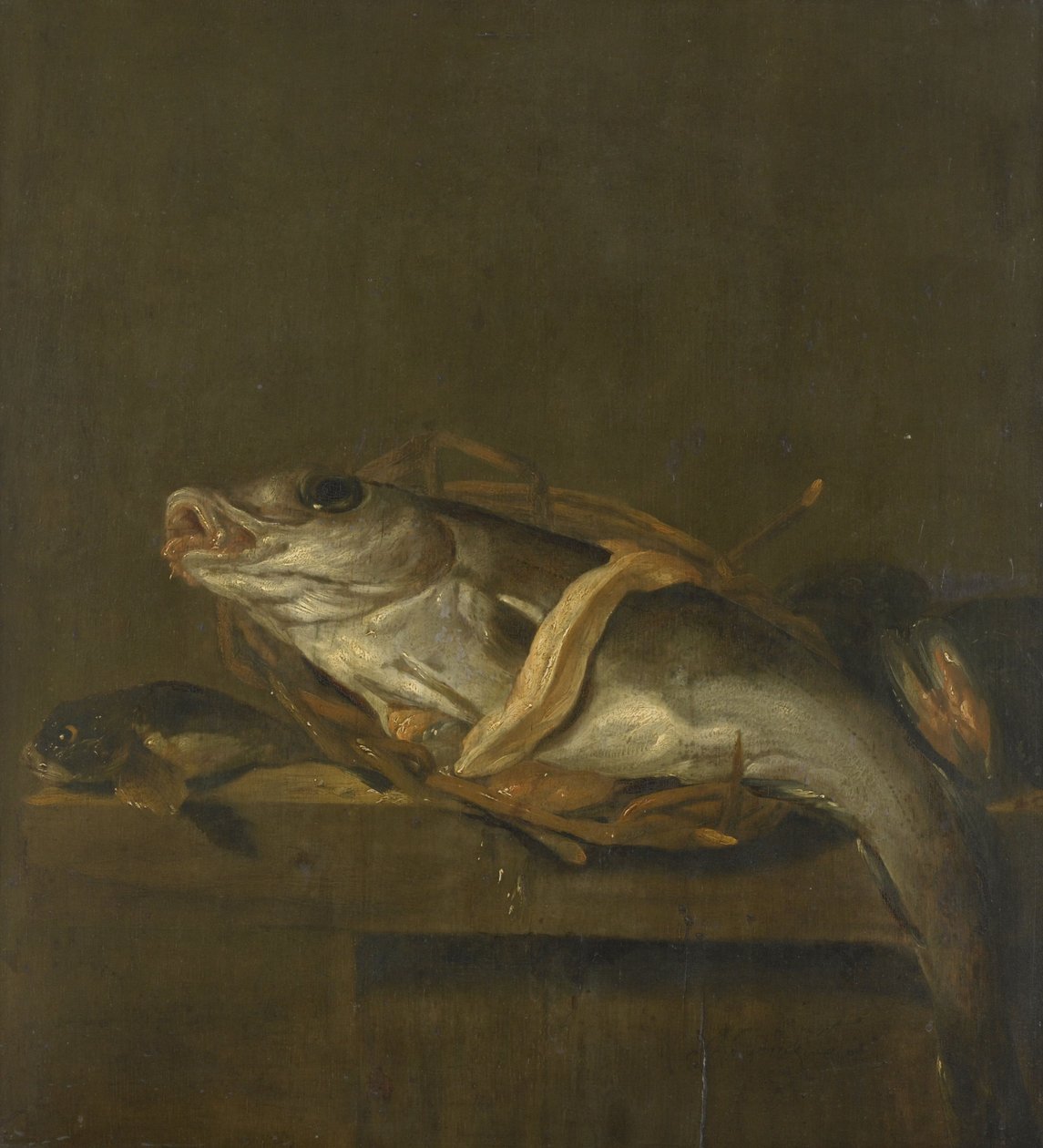 Stilleben med kuller og knurhane af Jan Vonck