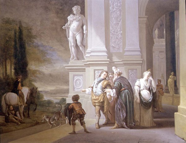 Den fortabte søns afgang af Jan Baptist Weenix