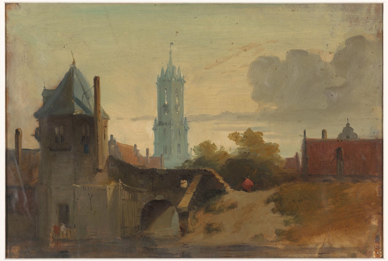 Udsigt over Delft af Jan Weissenbruch