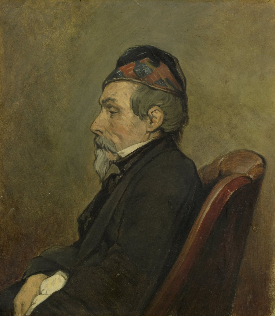 Portræt af Johan-Hendrick-Louis Meyer af Jan Weissenbruch
