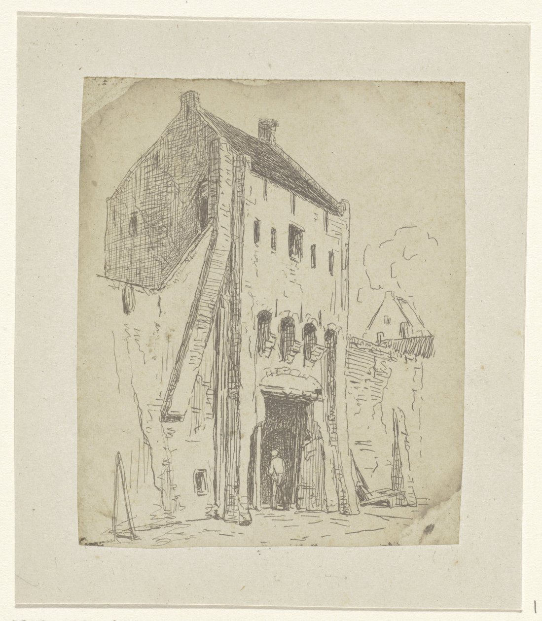Steigerpoort i Leerdam af Jan Weissenbruch