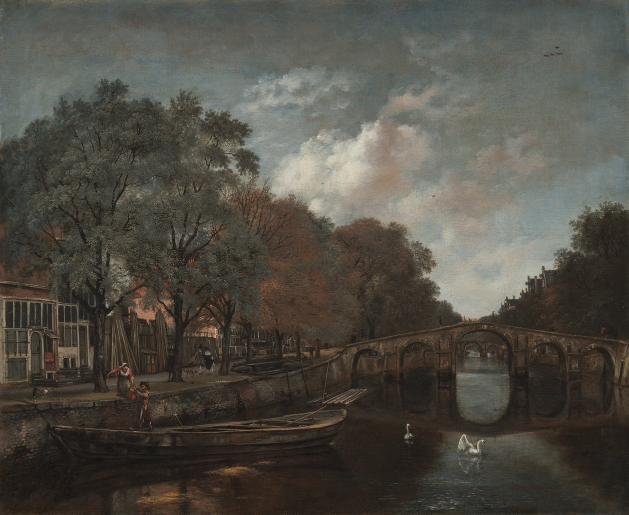 Herengracht, Amsterdam, ca. 1661. af Jan Wijnants