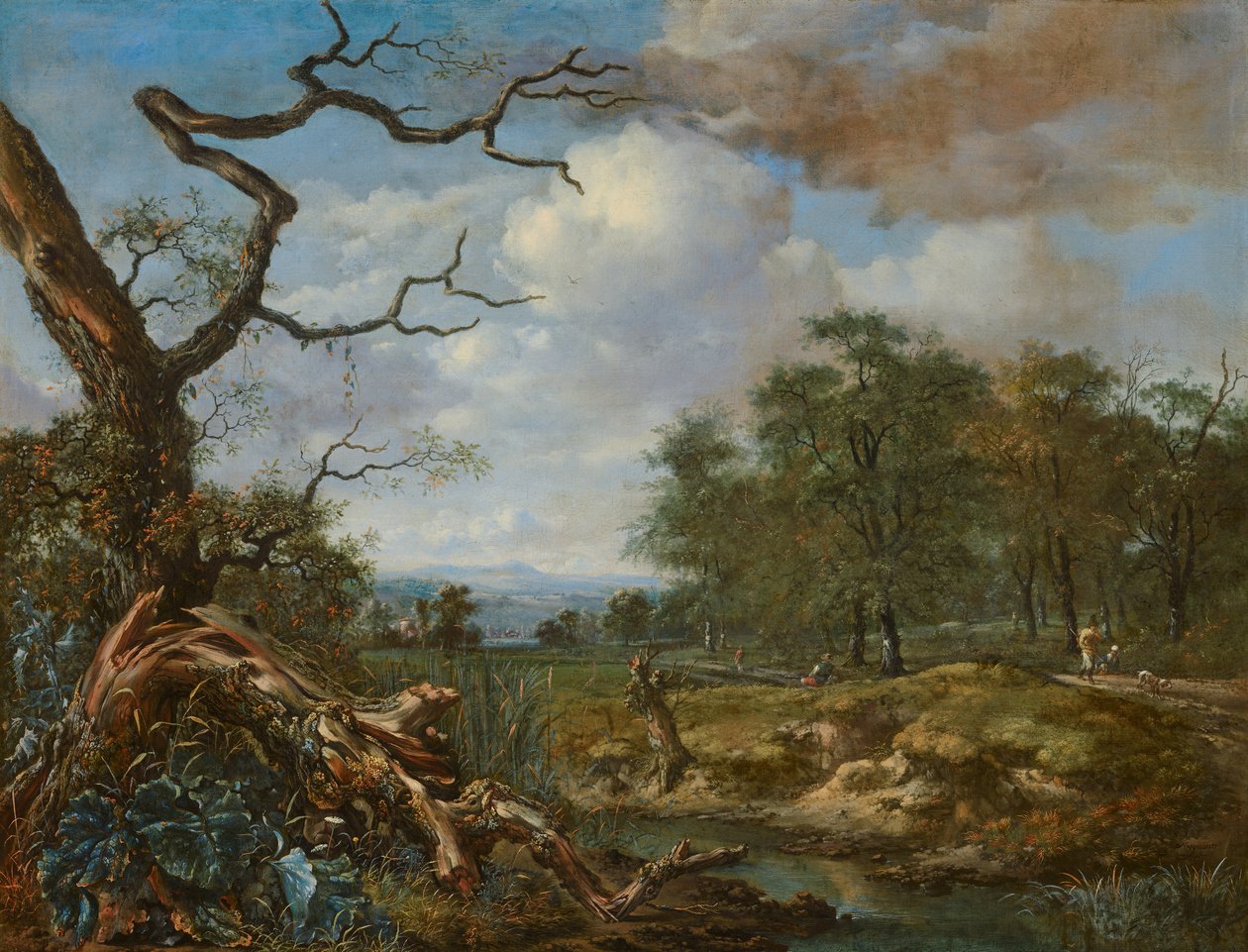 Landskab ved skovkanten af Jan Wijnants