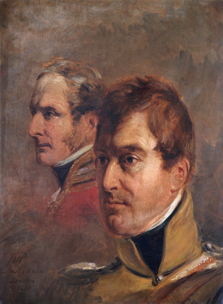 Generalmajor Sir Frederick Cavendish Ponsonby og generalmajor Sir Colin Campbell (olie på lærred) af Jan Willem Pieneman