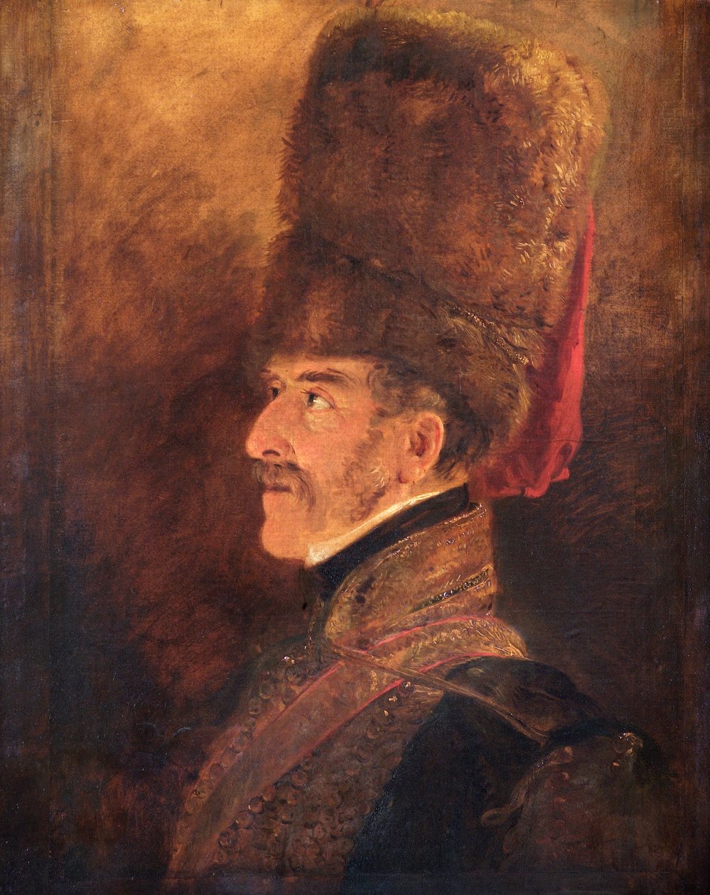 Portræt af feltmarskal Henry William Paget, 1. markis af Anglesey, britisk soldat, 1821. af Jan Willem Pieneman