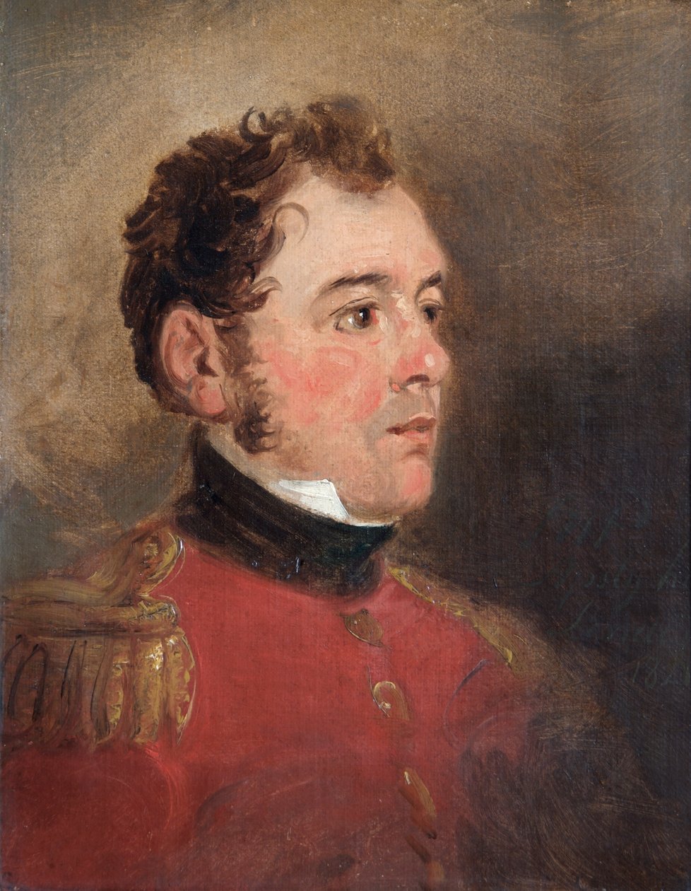 Portræt af general Sir James Shaw Kennedy, britisk soldat, 1821 af Jan Willem Pieneman