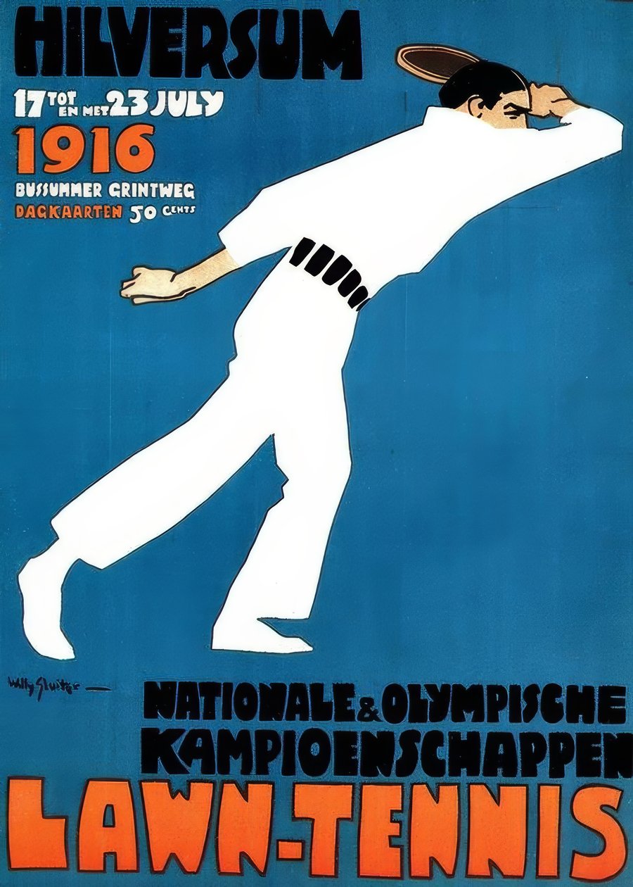 Nationale og olympiske mesterskaber – græsplæne-tennis af Jan Willem Sluiter
