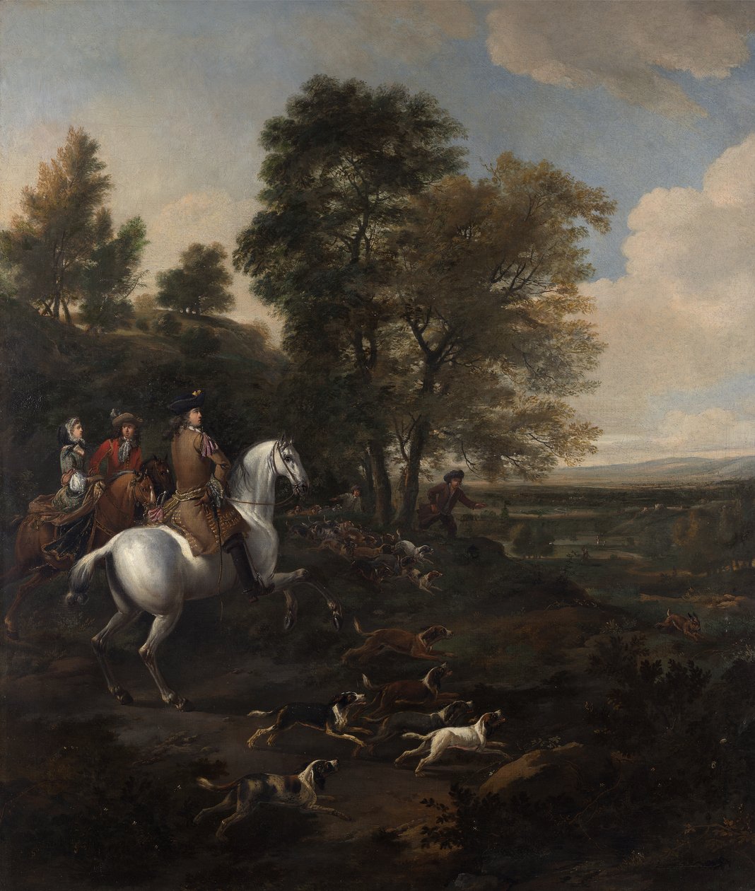 Harejagt, c.1690 af Jan Wyck