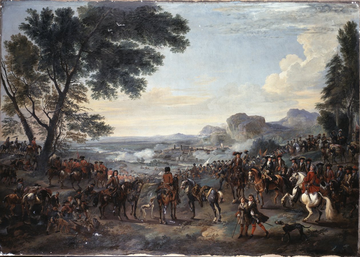 Kong Vilhelm III og hans hær ved belejringen af Namur af Jan Wyck